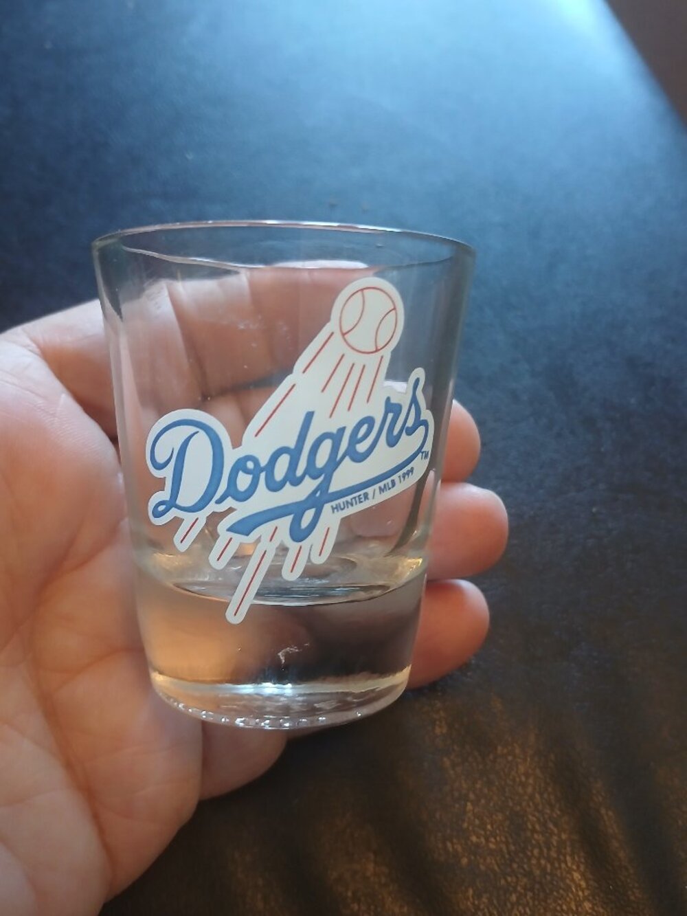 Los Angeles Dodgers Hunter 2 oz Shot Glass MLB Baseball Collectible